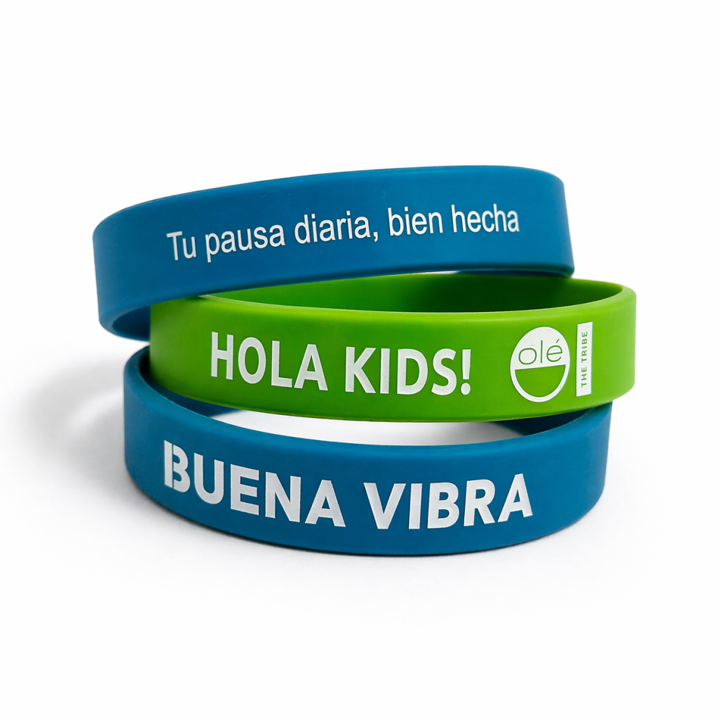 Pulseras de silicona personalizadas Cintapunto®