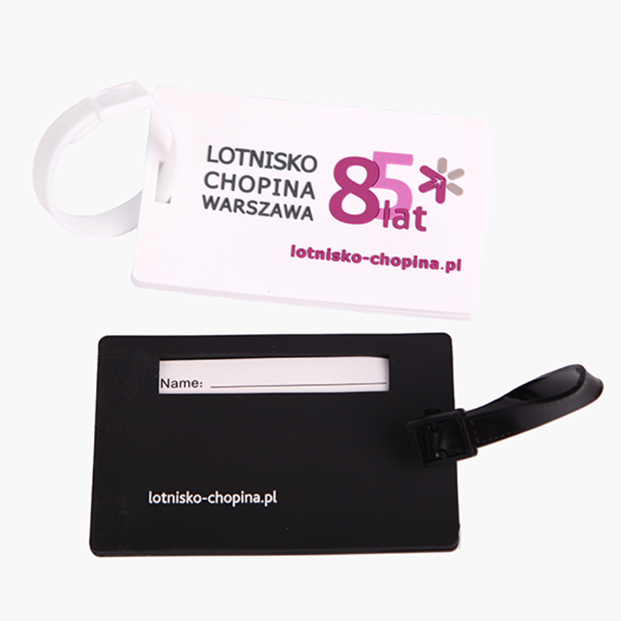 Etiquetas de equipaje de PVC Etiquetas de equipaje de PVC