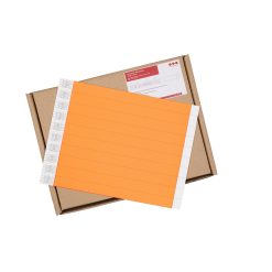 Cinta® Premium pulseras de papel identificativas en Naranja Neón
