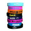 Pulseras de silicona personalizadas