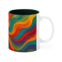 Tazas promocionales con impresión completa | Blancas con interior de color Cintapunto®