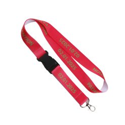 Alternative view of Lanyard una cara con cierre de seguridad