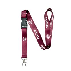 Alternative view of Lanyard doble cara con clip de seguridad