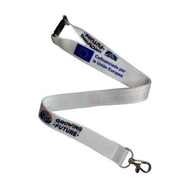 Lanyard una cara con cierre de seguridad
