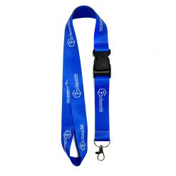Lanyard doble cara con clip de seguridad